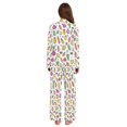 thumbnail image 3 of FORMRS Womens Pajama Set Long Sleeve Top and Pants with Pockets Soft Comfy Lounge Sleepwear, Sizes S-2XL, Various Vegetables Pattern, 3 of 7