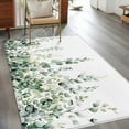 thumbnail image 4 of Eucalyptus Leaves 3x5 Area Rugs, Spring Farmhouse Retro Botanical Non-Skid Rubber Backing Large Rectangle Rugs - Living Room Bedroom Home Office, Indoor Floor Mat Carpets Washable Rug, 4 of 9