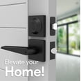 thumbnail image 2 of Mega Handles Schein Door Lock Combo | Privacy Button | Rectangular Rosette Stainless Steel | Installation Hardware Included, 2 of 3