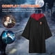 thumbnail image 1 of Traje de capa de Halloween con capucha Traje de vacaciones para niños y adultos (M rojo), 1 of 7