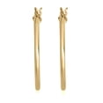 thumbnail image 2 of AVORA 14K Yellow Gold-Filled 1.25 mm Thick 17mm Hoop Earrings, 2 of 6