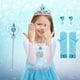 thumbnail image 4 of Disfraz de Princesa para Niñas, Vestido de Princesa con Peluca, Corona, Cetro, Guantes y Accesorios para Fiesta de Cumpleaños, Cosplay de Halloween, Carnaval de Navidad (Talla: 110cm), 4 of 7