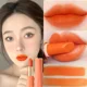 thumbnail image 2 of Orange Color Lipstick Lip Glaze Matt Silky Smooth Not Easy To Fade Lip Gloss Long Lasting Lip Stick Sexy Women Cosmetics Makeup, 2 of 5