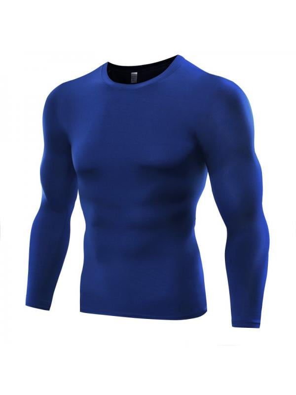 Details about   Mens Compression Shirt Base Layer Long Sleeve T-Shirts Thermal Sportwear Tops