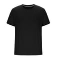 thumbnail image 5 of LWavelet Distressed Pocket Men's Short Sleeve T-Shirt Soft Ideal for Summer Casual and Leisure Wear Black M, 5 of 6