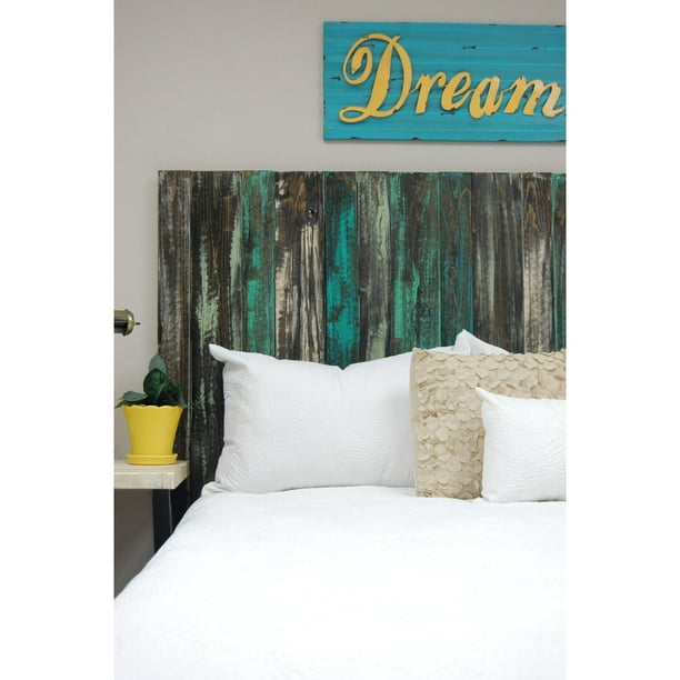 Solid Wood Panel Headboard Mount Type, Attach Headboard To Wall With Command Strips