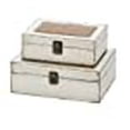 thumbnail image 2 of UMA ENTERPRISES Wood Burlap Box Set Of 2, 10 Inches, 8 Inches Width, 2 of 10