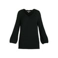 thumbnail image 5 of The Pioneer Woman’s Pointelle V-Neck Sweater, Midweight, Women’s, Sizes XS-XXXL, 5 of 5