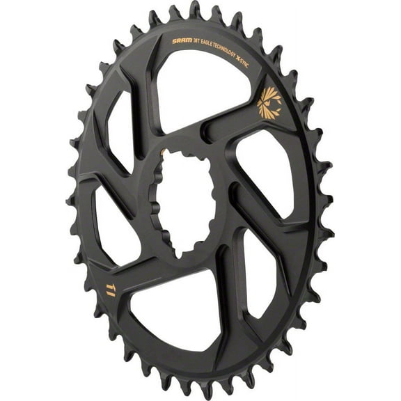 SRAM X-Sync 2 Eagle Direct Mount Chainring 38T Boost 3mm Offset Gold Logo