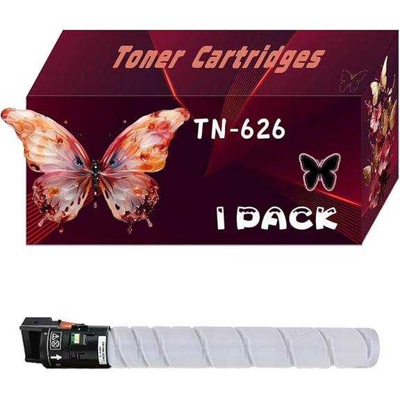TN-626 Toner Cartridges Compatible for Konica Minolta bizhub C450i C451i C550i C551i C650i C651i Printers, Print Up to 28000 Pages, Bright Colors