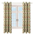 thumbnail image 4 of Colorful Strawberries 2pcs Blackout Curtains For Living Room Bedroom Grommet Top Window Set for Left And Right Biparting Open, 4 of 6