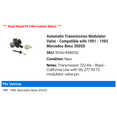 thumbnail image 2 of Automatic Transmission Modulator Valve - Compatible with 1981 - 1985 Mercedes-Benz 300SD 1982 1983 1984, 2 of 2