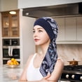 thumbnail image 5 of Yokua Elastic Band Bonnet Hat Vintage Print Chemo Headwrap Hat for Women Hair Loss, 5 of 16