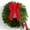 Red_B, variant on EWASWON Red Flocked Christmas Bow - 3D Full Serged Edge Holiday Bow for Christmas Tree, Gift Wrapping & Holiday Decorations