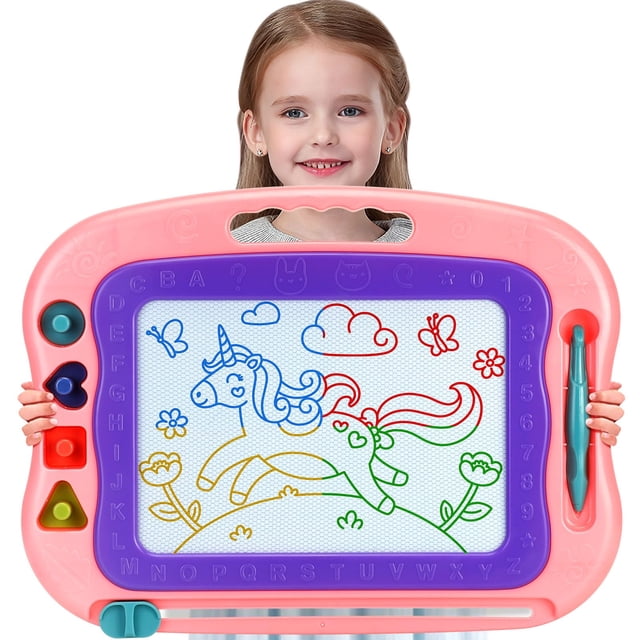 Tablero de dibujo magnético Wellchild para niños de 3 años
