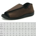 thumbnail image 2 of Mujeres zapatillas diabéticas zapatillas de casa de cierre ajustable para pies hinchados zapatos diabéticos sandalias para interiores al aire libre, 2 of 9