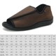 thumbnail image 2 of Mujeres zapatillas diabéticas zapatillas de casa extra anchas sandalias de cierre ajustables para pies hinchados para interiores al aire libre, 2 of 9