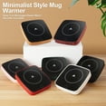 thumbnail image 5 of Coffee Mug Warmer With Auto Shut-Off & 3 Temp Settings - Perfect Presents! Red Us YIWEI, 5 of 9