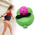 thumbnail image 3 of Pelota de Pickleball con rebote y cordón para deportes al aire libre. bola rosa verde, 3 of 9
