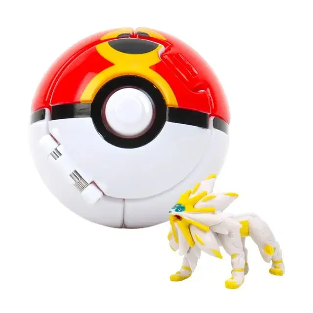 Figura de anime de Pokémon Elf Ball de 20 estilos, Pikachu, Charizard, Mew, modelo de acción, juguete de Pokémon Ball, regalo de cumpleaños para niños