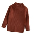 thumbnail image 2 of WOLLED Toddler Kids Unisex Turtleneck Sweaters Knit Cozy Warm Sweater Long Sleeve Top Outerwear for 3 Months to 3 Years, 2 of 9