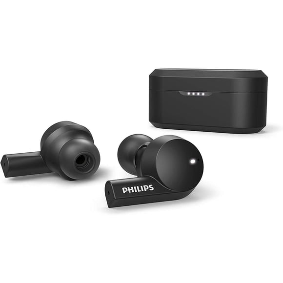 Auriculares inalámbricos Philips T5505 con cancelación activa de ruido (ANC) y resistencia al agua IPX5, negros