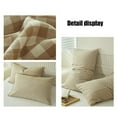 thumbnail image 4 of cpengpj 2Pcs Set 48x74cm Plaid Pillow Shams Checkered Pillowcase Gingham Pillow Covers Queen Standard Pillow Cases Soft Microfiber Pillow Cases Retro Farmhouse Pillowcase, 4 of 5