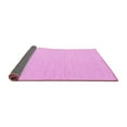 thumbnail image 2 of Ahgly Company Indoor Rectangle Solid Pink Modern Area Rugs, 3' x 5', 2 of 4