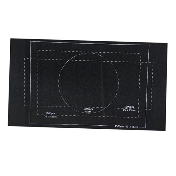 Vogacara 1Pc Large Puzzles Roll Up Floor 1500Pcs Organizer Mat Game Felt Storage Toys Juguetes