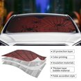 thumbnail image 5 of Fuzoiu Spiders On A Web Print Car Windshield Sun Shade,Block Uv Rays Sunshade,Foldable Front Window Sun Visor Protector for Car,SUV,Truck-Keep Vehicle Cool-Spiders On A Web, 5 of 8