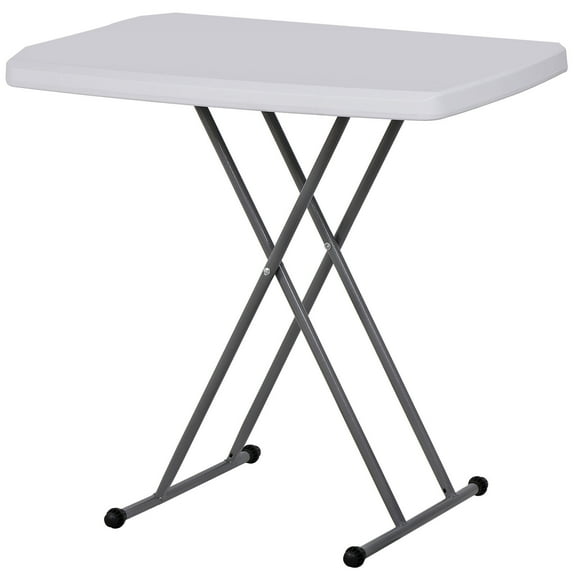 YEXJ 30" Folding Card Table - Resin Top Foldable Small Table for Indoor & Outdoor Card Games & Use