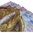 thumbnail image 3 of Coolnut Art Painting Sleeping Bulldog Bath Shower Curtain Liners 60x72in 100% Polyester Waterproof Bath Curtain with Hooks, 3 of 5