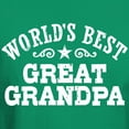 thumbnail image 3 of CafePress - World's Best Great Grandpa Dark T Shirt - Men's Classic Graphic Cotton T-Shirt, 3 of 4