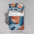 thumbnail image 3 of 3D Rojo Azul Espacio Geometría Funda de edredón Set Ropa de cama Set Funda nórdica Fundas de almohada, 3 of 3
