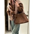thumbnail image 4 of Bolso de mano Margaux12 de 32 cm de piel auténtica 100 % de alta calidad, bolso de hombro de piel de vaca suave, gran capacidad, 4 of 5
