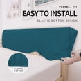 thumbnail image 4 of Funda para Respaldo de Cama Easy-Going Queen Azul Pavo Real, 4 of 7