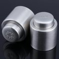 thumbnail image 5 of 4pcs wine and champagne stoppers, stainless steel wine stoppers, 5 of 5