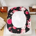 thumbnail image 5 of Castle Fairy Kawaii Axolotl Twin Sheet Sets for Boys Girls,Pink Salamander Bedding, 5 of 7