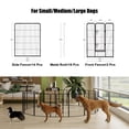 thumbnail image 3 of MAYEERTY 40-Inch 16-Panel Foldable Dog Playpen with Doors for Small to Large Dogs, 3 of 9