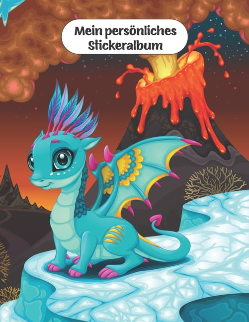 Mein persï¿½nliches Stickeralbum : Drachen Vulkan ...