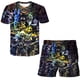 thumbnail image 1 of 2 piezas Five Night At Freddy Conjuntos de ropa Verano Nuevas camisetas FNAF + Pantalones cortos Traje informal de dibujos animados 1-14 años Disfraces Outfits12T Gao Jinjia LED, 1 of 2