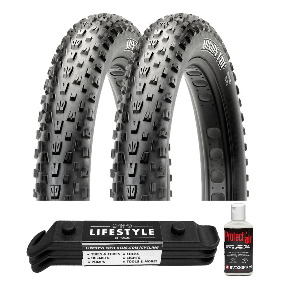Maxxis Minion FBF DC EXO TR Fat Bike Tires (26 x 4.8") 2Pack with Sealant Kit