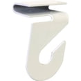 thumbnail image 3 of Perchero de techo HILLMAN de acero blanco (paquete de 5), 3 of 3