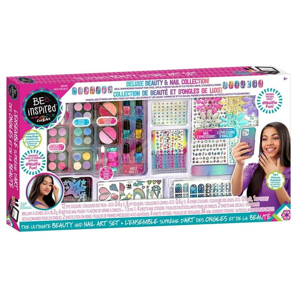 Cra-Z-Art Be Inspired Deluxe Beauty and Nail Art Mega Kit