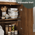 thumbnail image 3 of Algherohein Buffet Cabinet with Storage,Sideboard Kitchen Storage Cabinet with Adjustable Shelf,3 Pack, 3 of 8