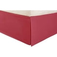thumbnail image 1 of 21-Inch Drop RV King Size 72" x 80" Burgundy Solid Bed Skirt Split Corner Pleated Style Easy Fit Easy Care 100% Egyptian Cotton 300 Thread Count, 1 of 5