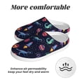thumbnail image 6 of Kdxio Space Dinosaur Women's Men's Slippers Plush Slip-On House Slipper for Winter Indoor Soft Cushion Non-slip Fluffy Slides Slippers-39/40, 6 of 7