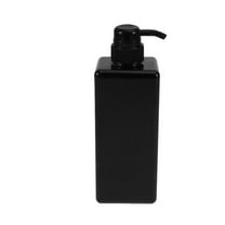 Howooi 650ml Shower Gel Bottles Containers Toiletry Bottles Refillable Shampoo Container Liquid Bottle Black