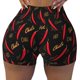 thumbnail image 2 of Fotbe Hot Chili Shorts Sin Costuras – Shorts Deportivos de Cintura Alta para Mujer, Elásticos para Gimnasio, Yoga, Running o Ciclismo-Medium, 2 of 8