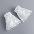 thumbnail image 6 of Multipurpose Renaissances Detachable Jabot Ruffled Lace False Collar and Cuffs Set for Historical and Themed Outfits, 6 of 9